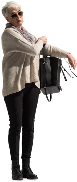 Standing woman image