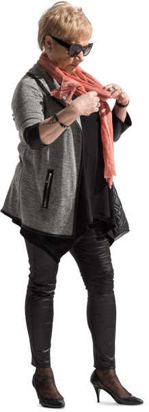 Standing woman image