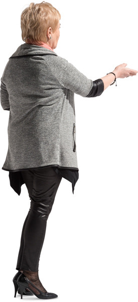 Standing woman image