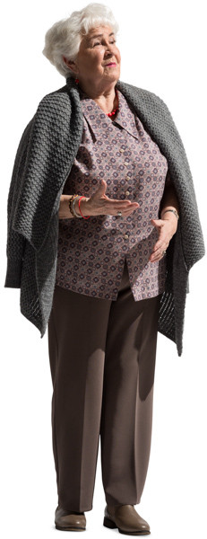 Standing woman image