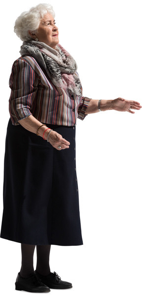Standing woman image