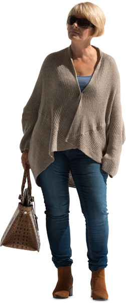 Standing woman image