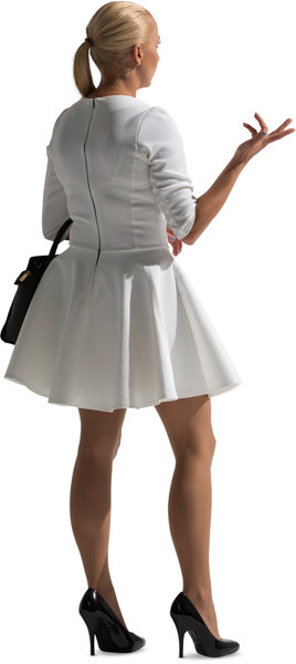 Standing woman image