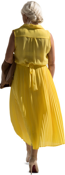 Walking woman image