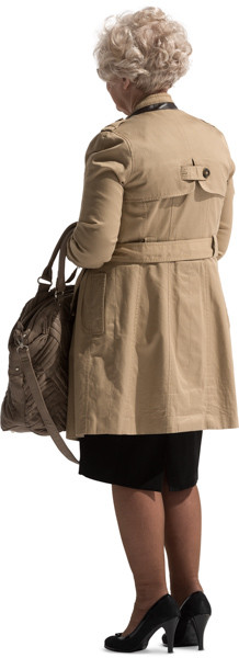 Standing woman image