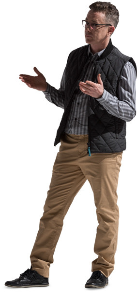 Standing man image