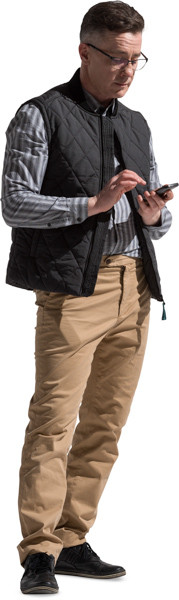 Standing man image