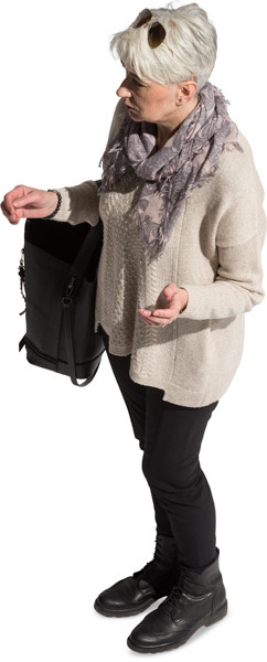 Standing woman image