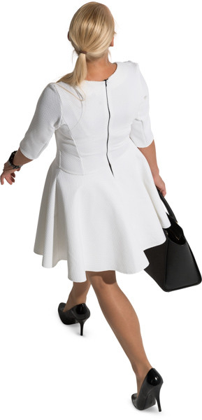 Walking woman image