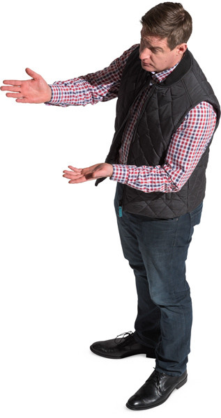 Standing man image