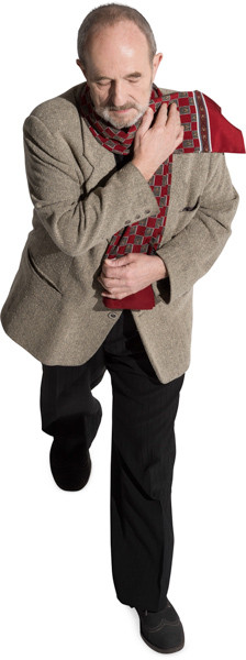 Walking man image
