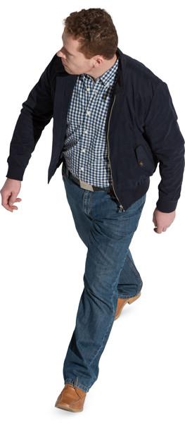 Walking man image