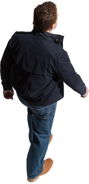 Walking man image