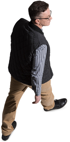 Walking man image