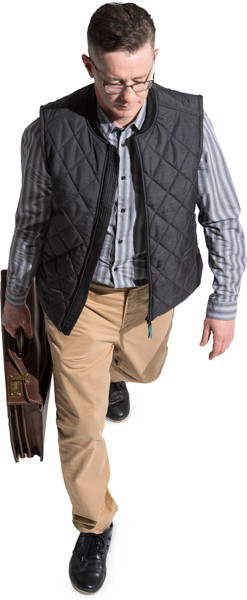 Walking man image