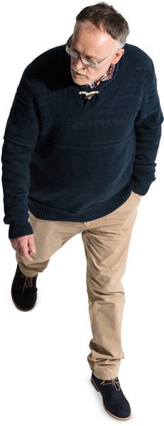 Walking man image