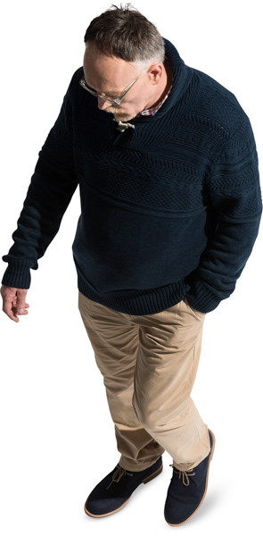 Walking man image