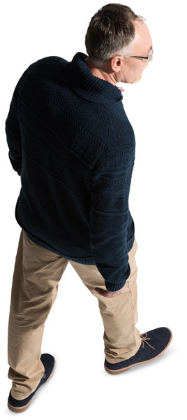 Walking man image