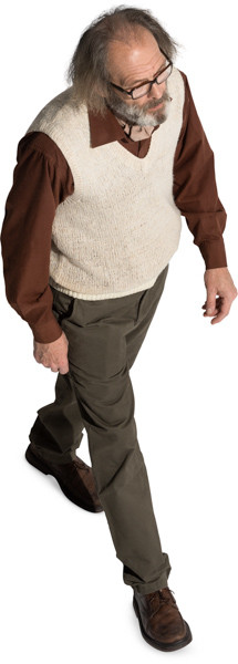 Walking man image