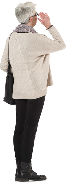 Standing woman image