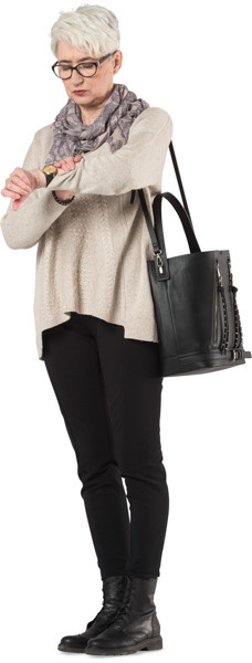 Standing woman image