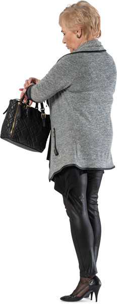 Standing woman image