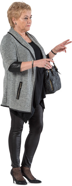 Standing woman image
