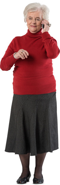 Standing woman image