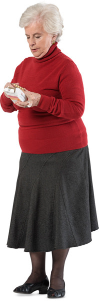 Standing woman image