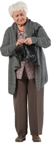 Standing woman image