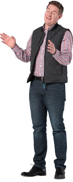 Standing man image