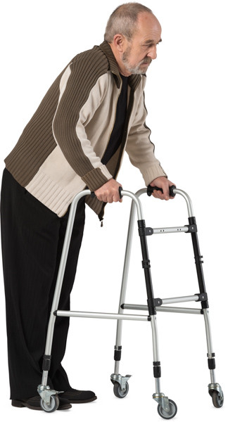 Man using walker image