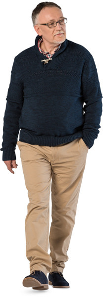 Walking man image