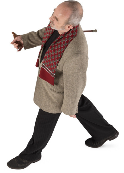 Walking man image