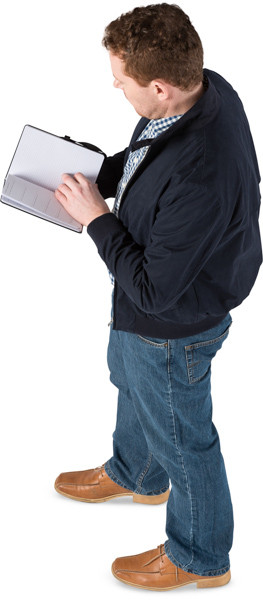 Standing man image