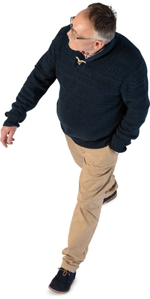 Walking man image