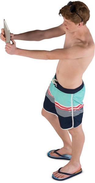 Standing boy image