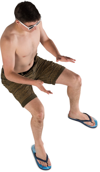 Sitting boy image