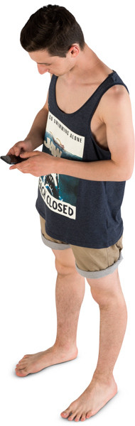 Standing boy image