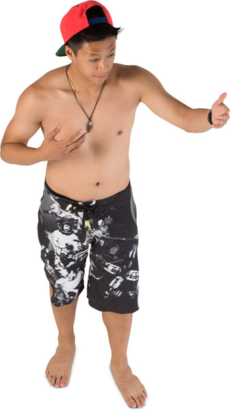 Standing boy image