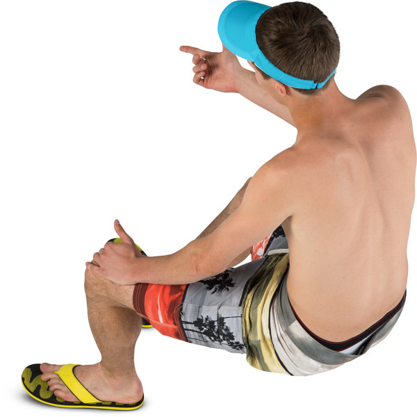 Sitting boy image