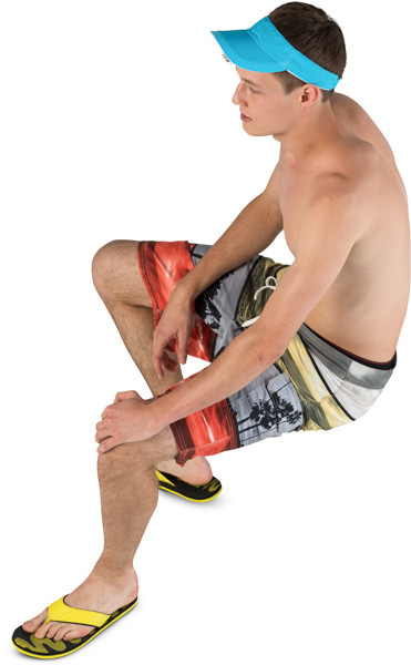 Sitting boy image