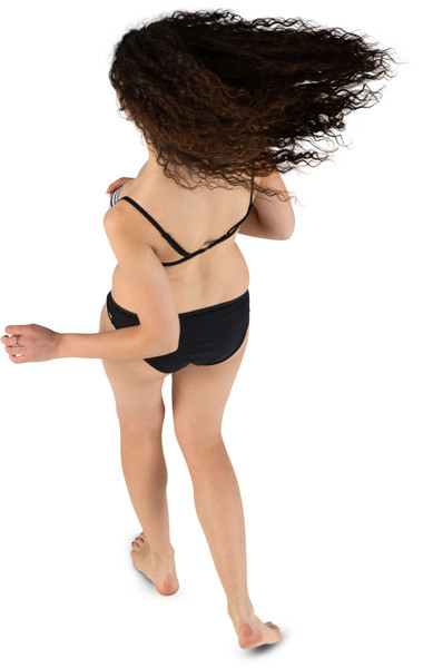 Runing girl image