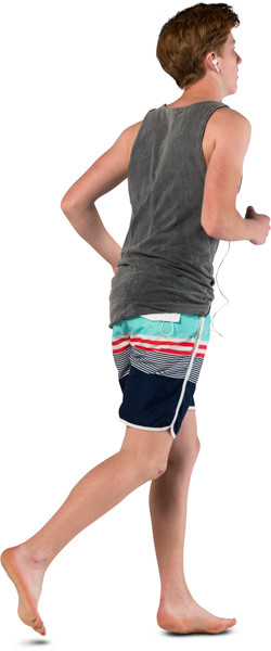 Runing boy image