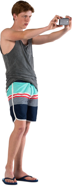 Standing boy image