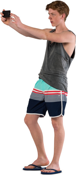 Standing boy image