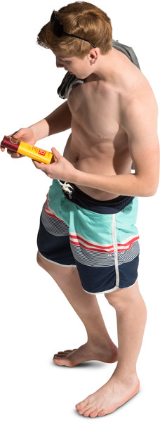 Standing boy image