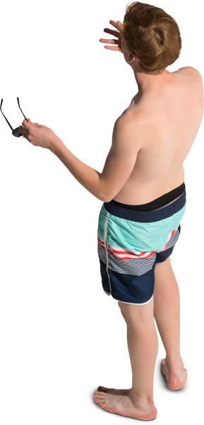 Standing boy image