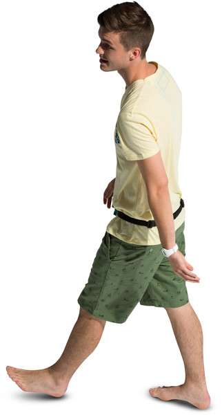 Walking boy image