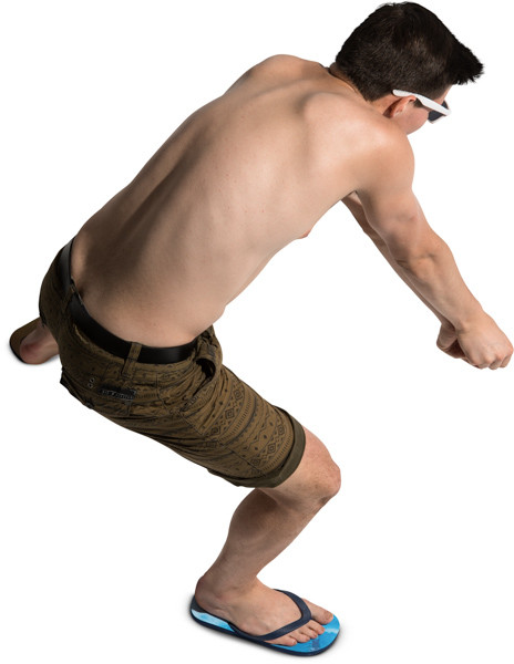 Boy playing volleyball image